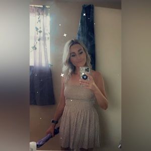 SUMMER MINI DRESS | floral print | cream color | strappy